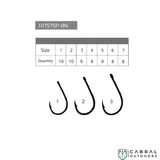 Mustad 10757 SP BN Chinu Hook Ringed Kirbed | Size-1-6  Hooks  Mustad  Cabral Outdoors  