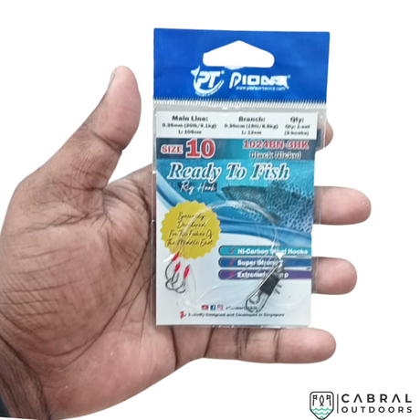 Pioneer Ready To Fish (Rig Hook) 1024BN-3HK | Size :10-24    Cabral Outdoors  Cabral Outdoors  