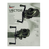 Lucana Vector V150 Baitcasting Reel  Baitcasting Reels  Lucana  Cabral Outdoors  Lucana Flicker FL150 Baitcasting Reel