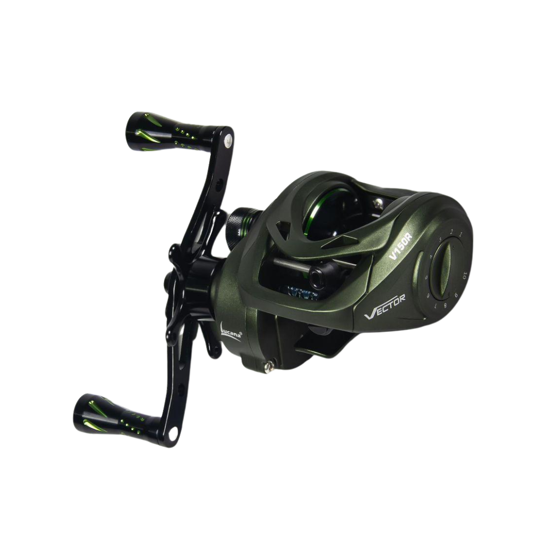 Lucana Vector V150 Baitcasting Reel  Baitcasting Reels  Lucana  Cabral Outdoors  Lucana Flicker FL150 Baitcasting Reel
