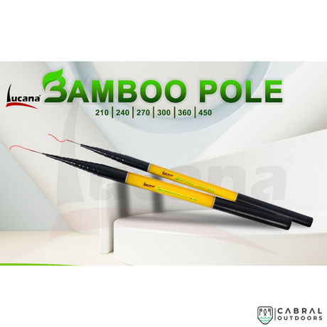 (Stock Clearance)Lucana Bamboo Pole 8ft  Bstock  Lucana  Cabral Outdoors  