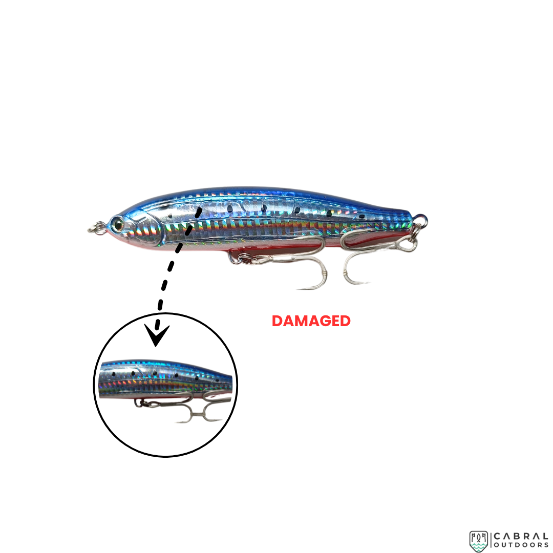 [B-Stock] Lucana Gunfish Floating Topwater Lure | Size: 12 cm | 33 g  Bstock  Lucana  Cabral Outdoors  