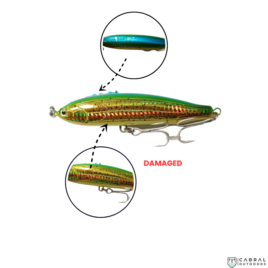 [B-Stock] Lucana Gunfish Floating Topwater Lure | Size: 12 cm | 33 g  Bstock  Lucana  Cabral Outdoors  