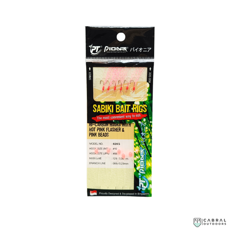 Pioneer Sabiki Bait Rigs 626G | #8-#12  Sabiki  Pioneer  Cabral Outdoors  