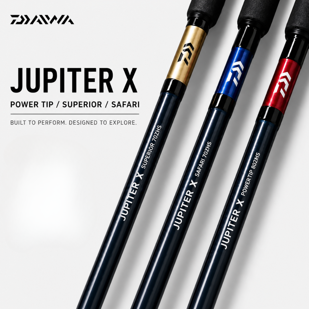 Daiwa 26 ' JUPITER X SAFARI/ POWERTIP/ SUPERIOR Series Spinning Rod