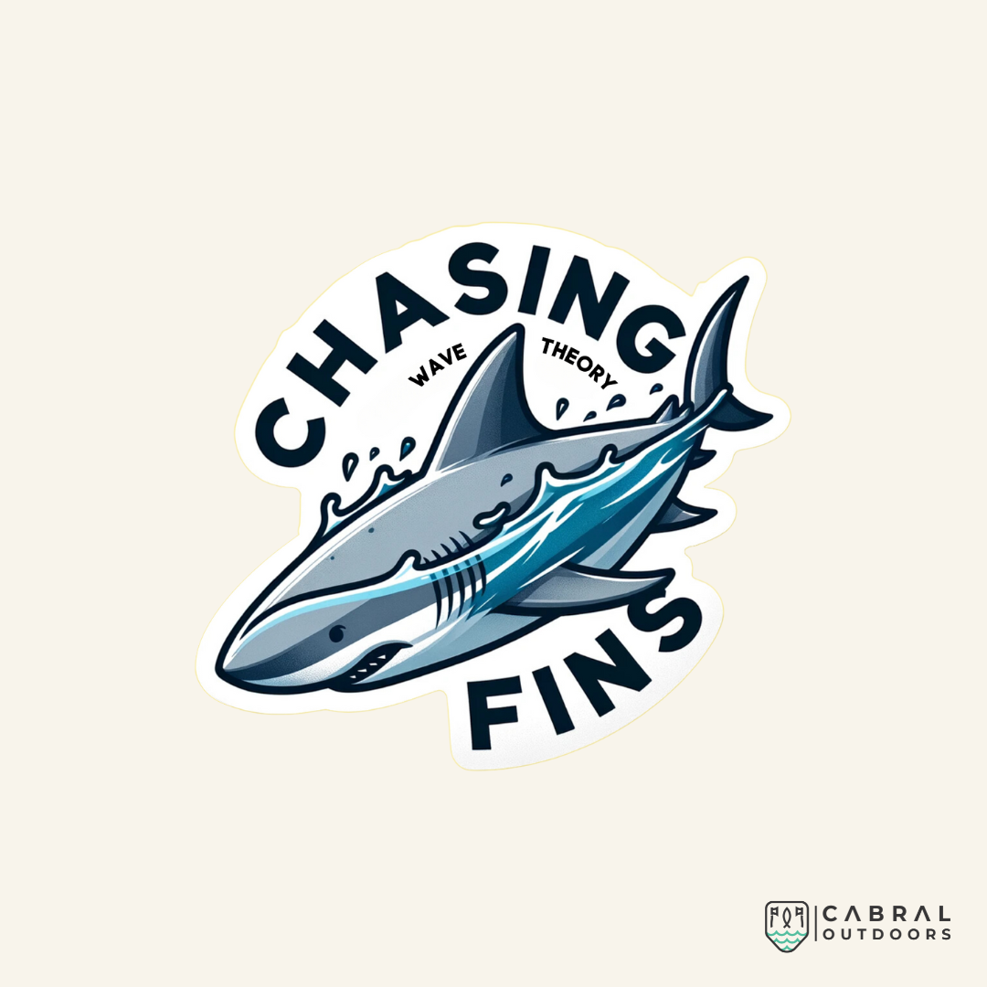 Chasing Fins - Sticker  stickers  WaveTheory  Cabral Outdoors  