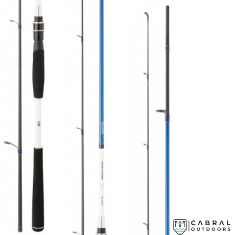 Daiwa Spitfire Seabass 10ft Jigging Rod  Spinning Rods  Daiwa  Cabral Outdoors  Daiwa Jupiter Safari Spinning Rod | Heavy Action for Fresh & Saltwater