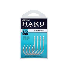 BKK Haku Live Bait Hooks | 2/0-10/0  Live Bait Hooks  BKK  Cabral Outdoors  