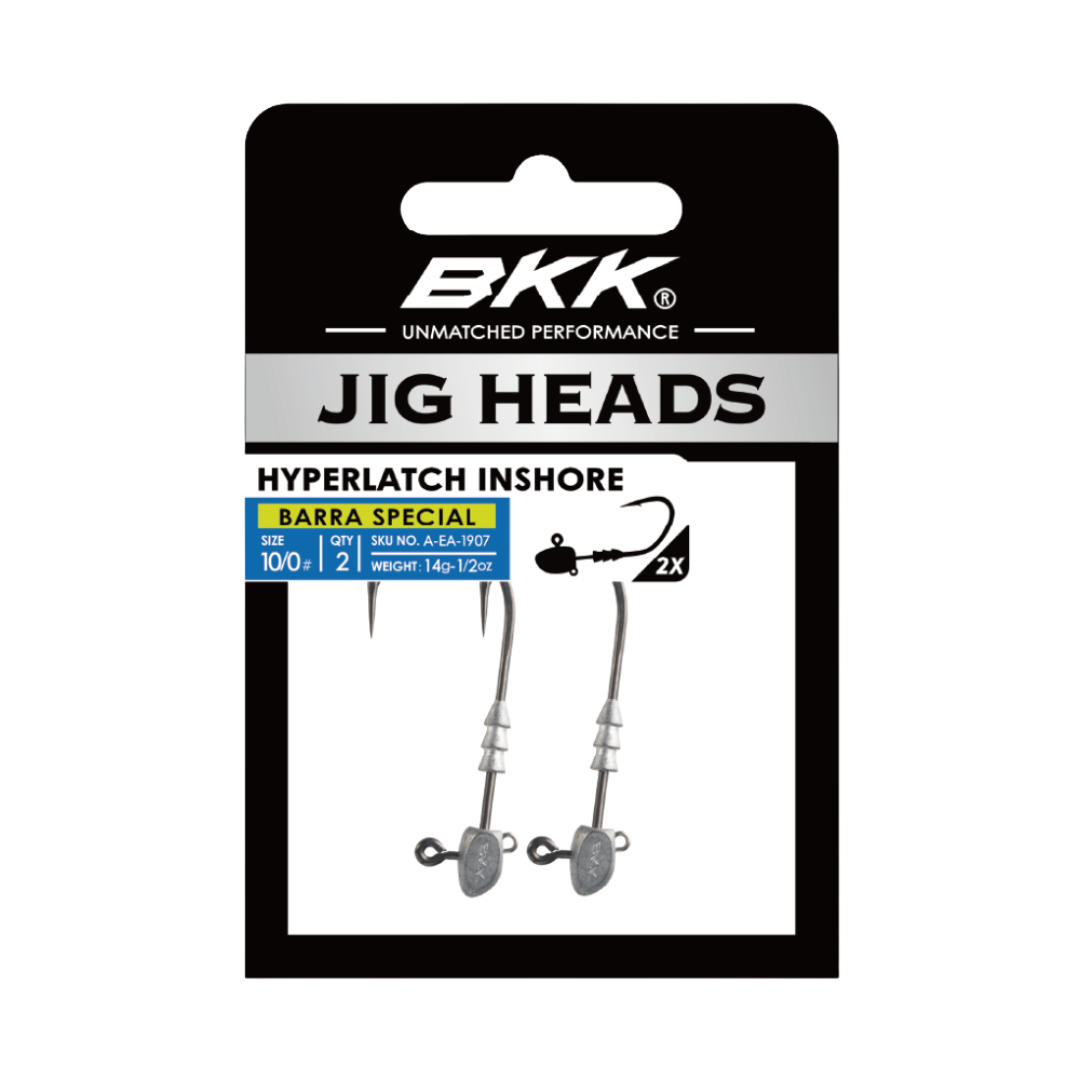 BKK Hyperlatch Inshore Barra Special Jighead | Size:6/0-10/0