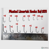Mustad Superior Limerick Single hooks 1575  |100 Pcs| Size: 1-15  Live Bait Hooks  Mustad  Cabral Outdoors  
