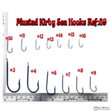 Mustad Kirby Sea Hook 89 |100 Pcs| Size: 3-12  Live Bait Hooks  Mustad  Cabral Outdoors  
