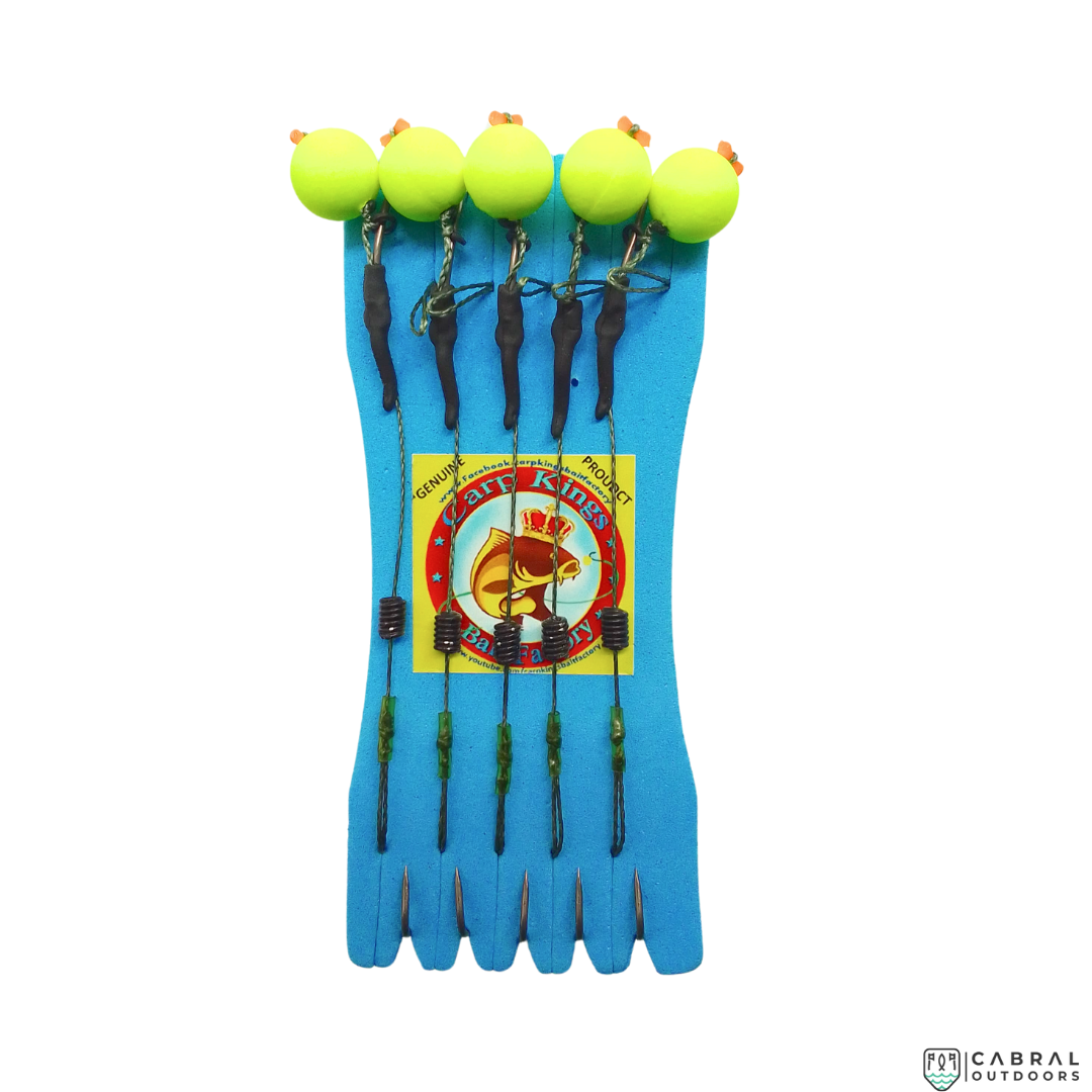 Carp King Bait Factory Popup Rig for Bottom Feeder (10pcs/pkt)  Feeder  Carp Kings Bait Factory  Cabral Outdoors  