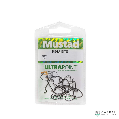 Mustad 37177NP-BN Mega Bite Hook | Size-2 | 10pcs/pkt  Hooks  Mustad  Cabral Outdoors  