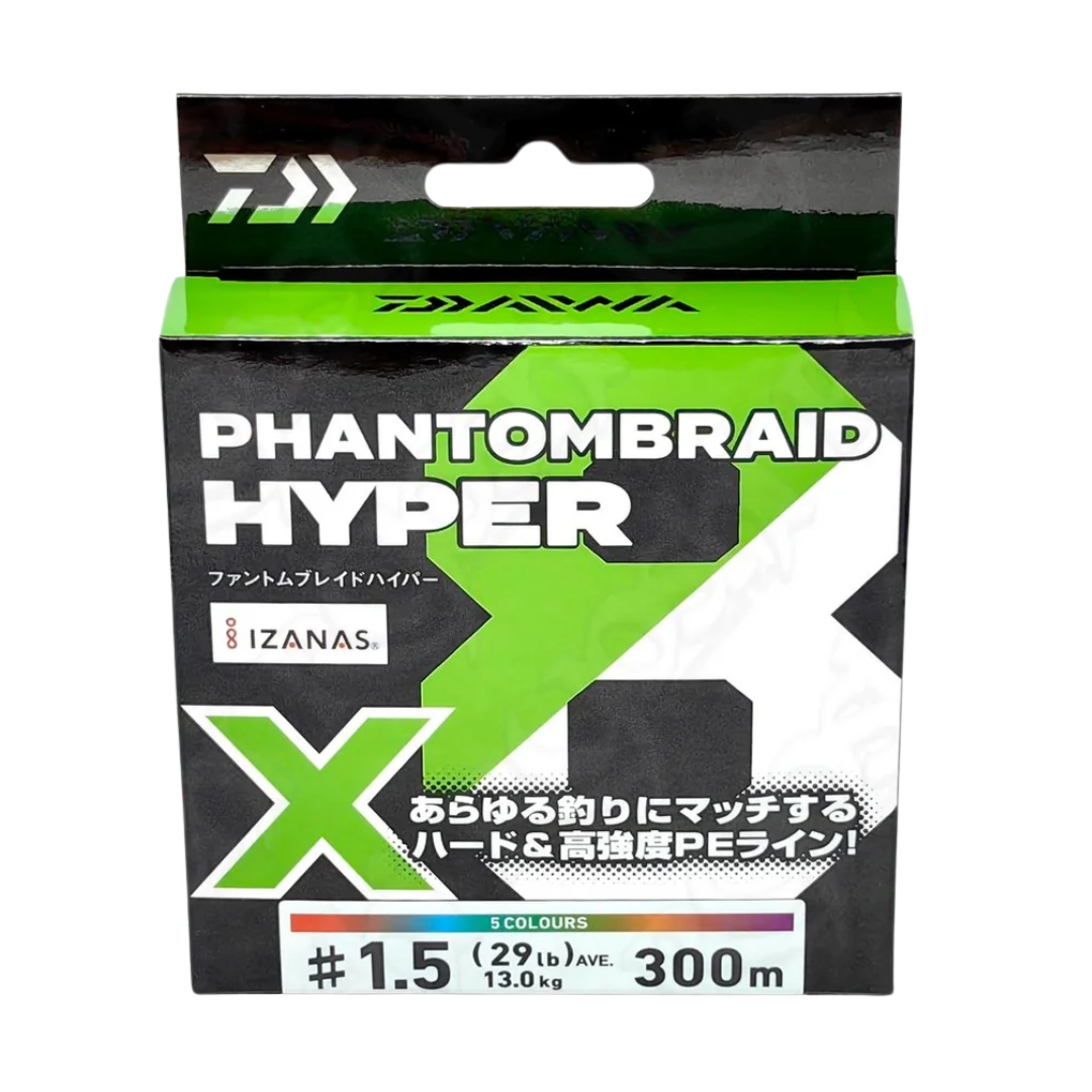 DAIWA Phantom Braid Hyper x8 | 300m | Multicolor