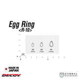 Decoy R-10 Egg Ring | #2-#4  Split Ring  Decoy  Cabral Outdoors  