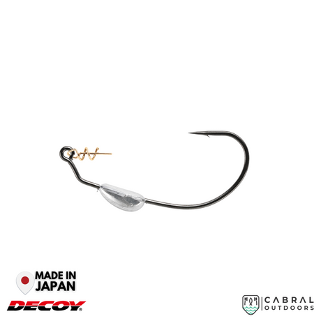 Decoy Worm-130 Makisasu Weighted Hook | #2-#5/0  Worm hook  Decoy  Cabral Outdoors  