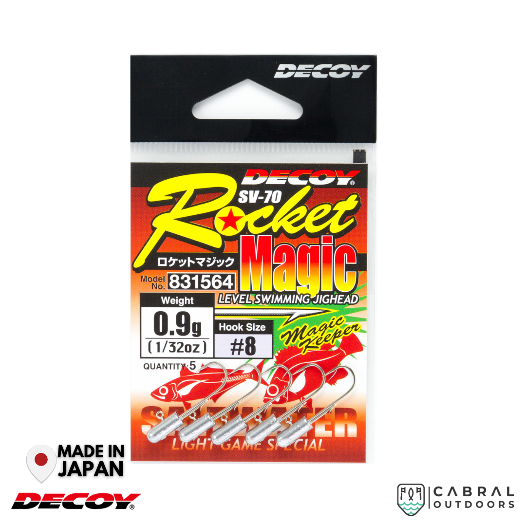 Decoy SV-70 Rocket Magic Jighead | #8-#6 | 1.8g-3.5g  Jig Head  Decoy  Cabral Outdoors  