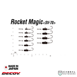 Decoy SV-70 Rocket Magic Jighead | #8-#6 | 1.8g-3.5g  Jig Head  Decoy  Cabral Outdoors  