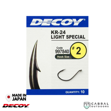 Decoy KR-24 Light Special Hook | #5-#2  Worm hook  Decoy  Cabral Outdoors  