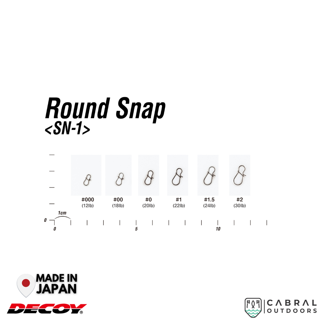 Decoy SN-1 Round Snap | #000-#2  Snap  Decoy  Cabral Outdoors  