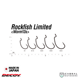 Decoy Worm-13S Rock Fish Limited Hook | #1-#4/0  Worm hook  Decoy  Cabral Outdoors  