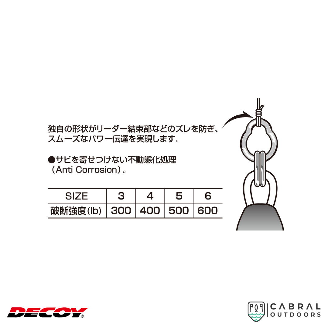 Decoy R-6 GP Ring | #3-#6  Split Ring  Decoy  Cabral Outdoors  