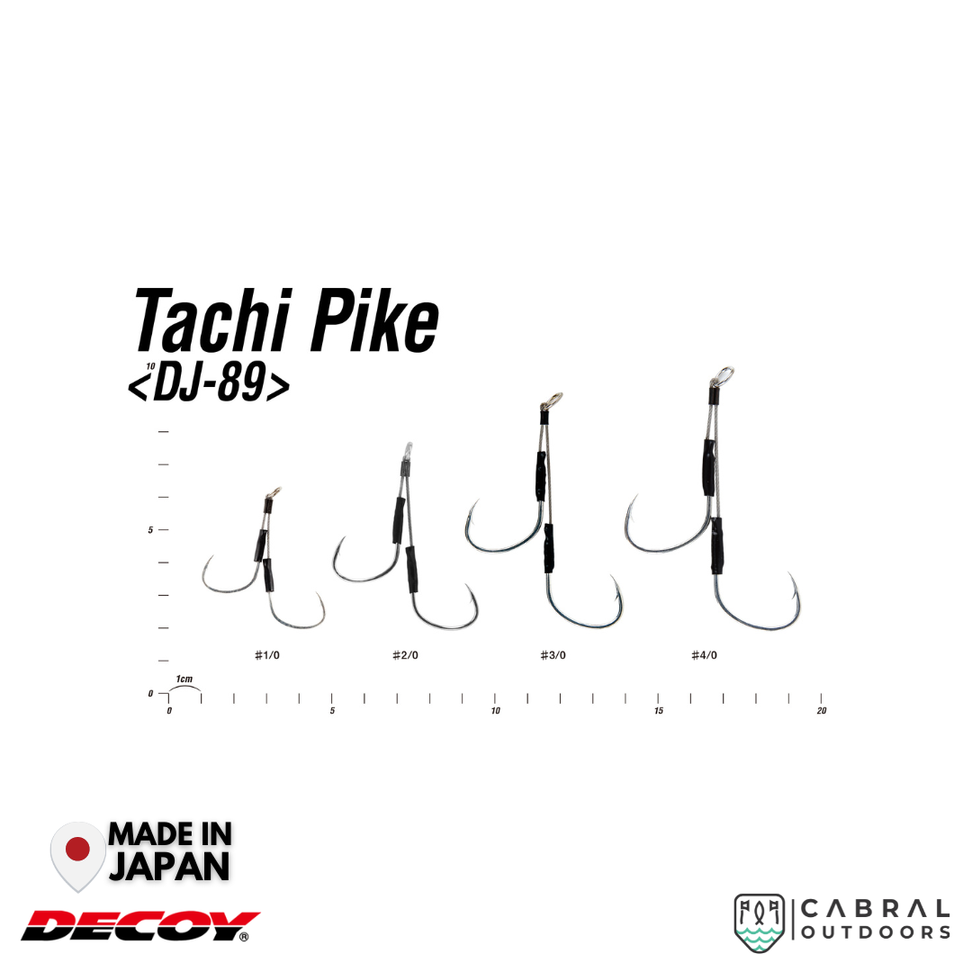 Decoy DJ-89 Tachi Pike Assist Hook | #1-#3/0  Assist Hooks  Decoy  Cabral Outdoors  