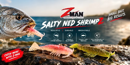 Zman Salty Ned ShrimpZ | 2.5inch | 6pcs/pck