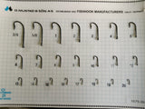 Mustad Superior Limerick Single hooks 1575  |100 Pcs| Size: 1-15  Live Bait Hooks  Mustad  Cabral Outdoors  