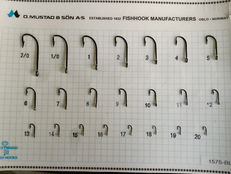 Mustad Superior Limerick Single hooks 1575  |100 Pcs| Size: 1-15  Live Bait Hooks  Mustad  Cabral Outdoors  