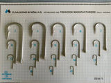 Mustad Round Bent Sea Single Hooks 2315 |100 Pcs| Size: 10-25  Live Bait Hooks  Mustad  Cabral Outdoors  