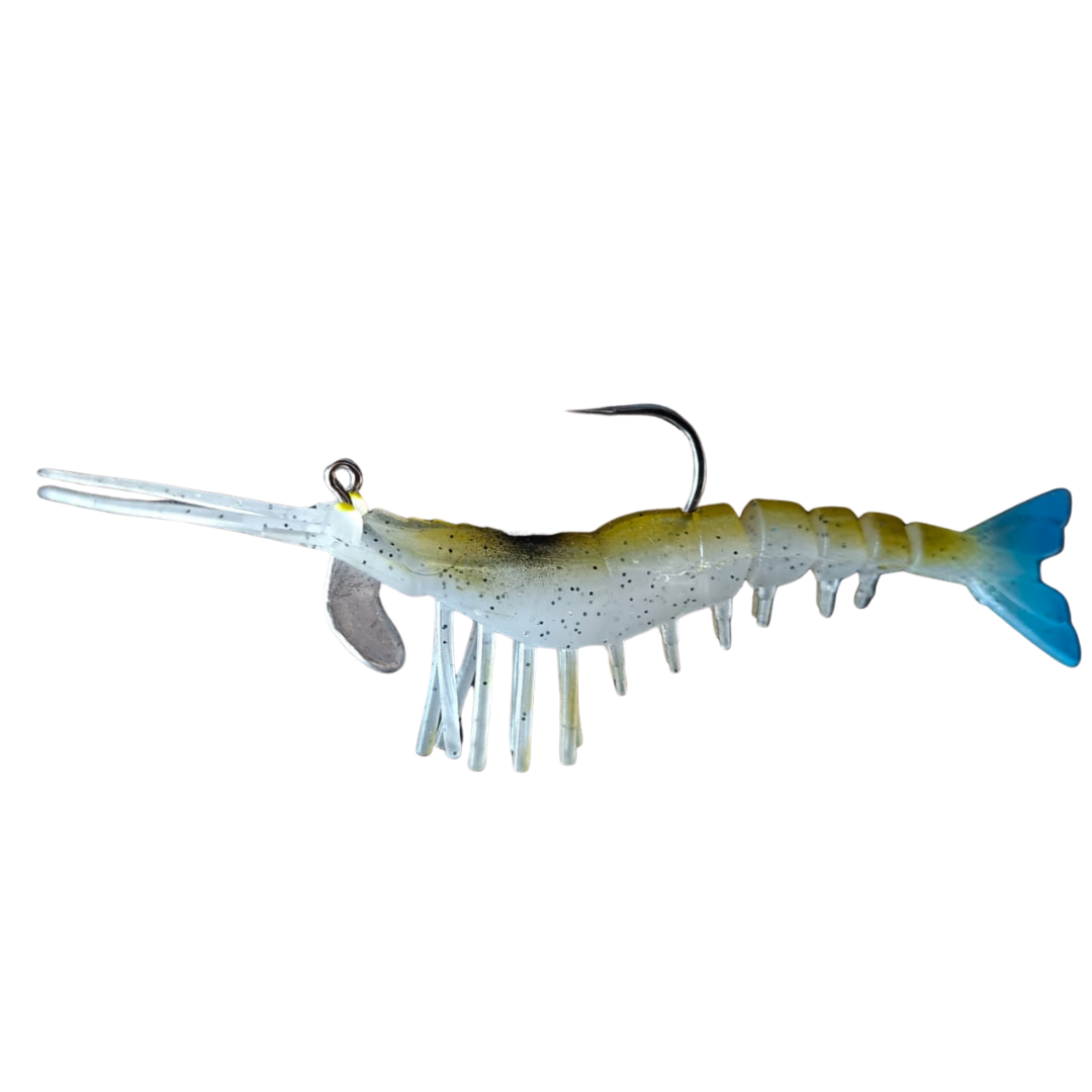 KrillKast Shrimp lures with  hook | 10cm-13cm | 7g-17g | 1 Pcs  Shrimp  SHRIMP  Cabral Outdoors  KrillKast Shrimp Lures India — 10cm–13cm with Hook | Cabral Outdoors