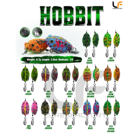 Lures Factory Hobbit Frog | Size: 3.8cm | 6.7g  Rubber Frog  Lures Factory  Cabral Outdoors  