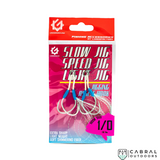 LuresFactory Underground Assist Hooks Slow Jigs | hook size 1/0, 2/0, 3/0, 4/0 | 2pcs/pkt  Assist Hooks  Lures Factory  Cabral Outdoors  