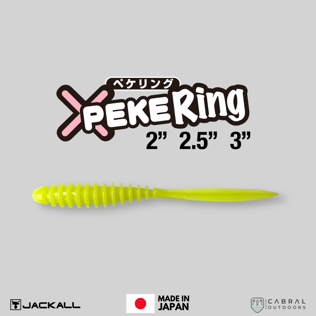 Jackall Peke Ring Soft Lure | 2inch-3inch  Soft Bait  Jackall  Cabral Outdoors  