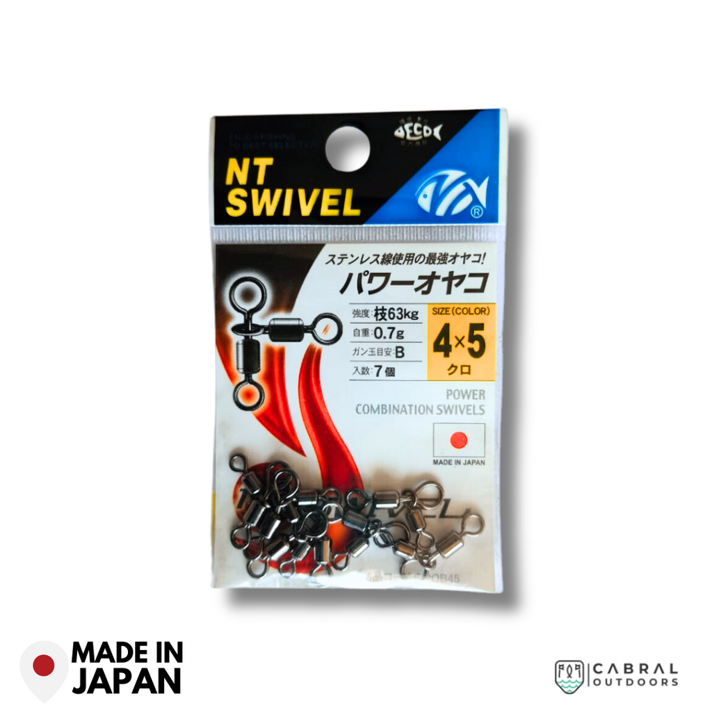 NT Power Combination Swivels | Size: 1/0x1-4x5 | Cabral Outdoors