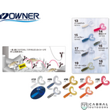Owner Cultiva Rock'N Bait Worm Ring Twin Tail | 1.5inch |12pcs/pkt  Twin Tail  Owner  Cabral Outdoors  