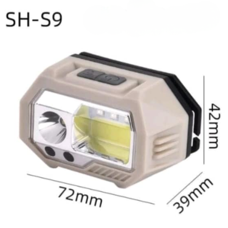 SH-S9 Multi-Light Source Charging Induction Headlight / Headlamp  Headlamp  Cabral Outdoors  Cabral Outdoors  