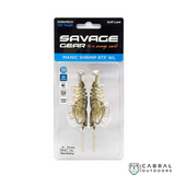 Savage Gear Manic Shrimp Weedless RTF WL  | Pack of 2 | Size: 3inch-3.5inch | Weight:-6g-9g  Shrimp  Savage Gear  Cabral Outdoors  