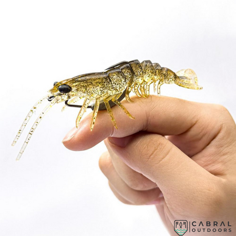 Savage Gear Manic Shrimp Weedless RTF WL  | Pack of 2 | Size: 3inch-3.5inch | Weight:-6g-9g  Shrimp  Savage Gear  Cabral Outdoors  