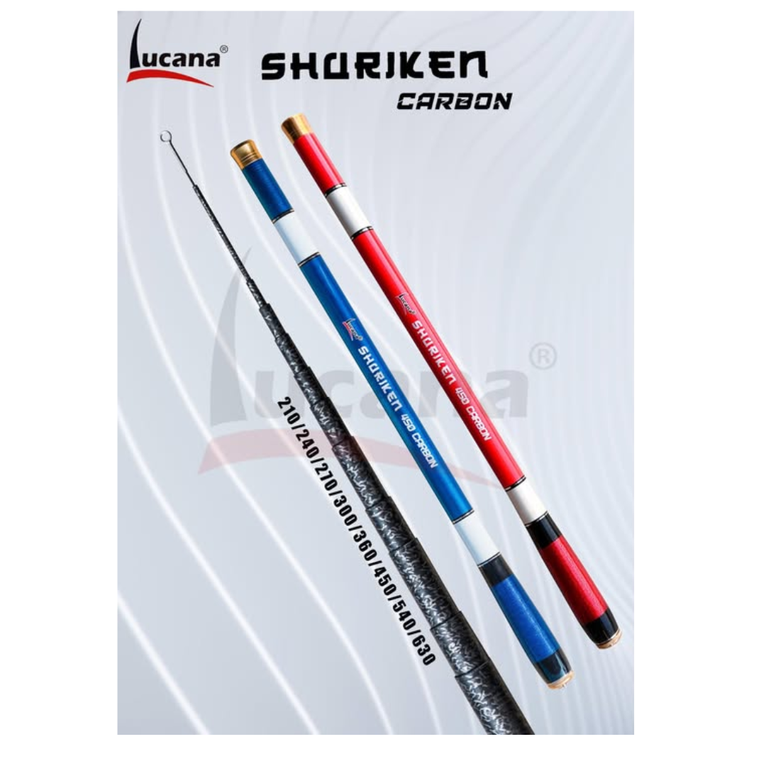 Lucana Shuriken Carbon Pole Rod | 7ft -21ft