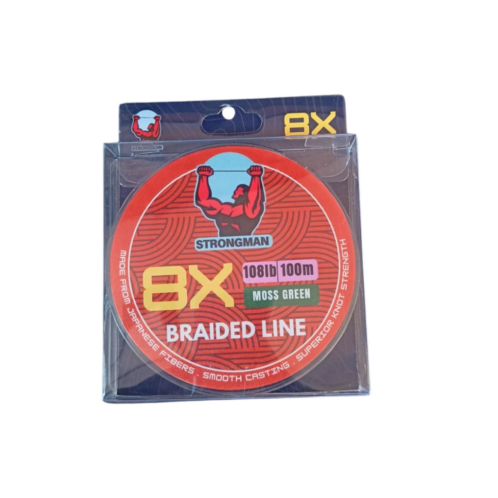 braided fishing line strength Strongman 8X | 26lb-108lb | 100-300m Clearance Casting Reels – subseries:Abu_Garcia_Revo_Rocket carrier construction maximizes the St. Croix Rod Model:SCPC70MF