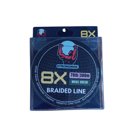 Strongman  8X Braided Line | 26lb-108lb | 100-300m  Braided Line  Strongman  Cabral Outdoors  