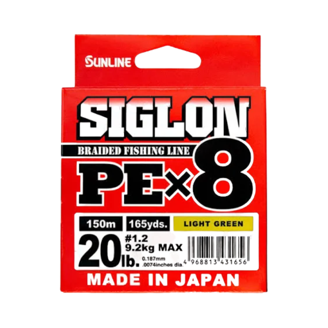 Sunline Siglon Braided Fishing Line PE X8  | 300m |30lb-50lb