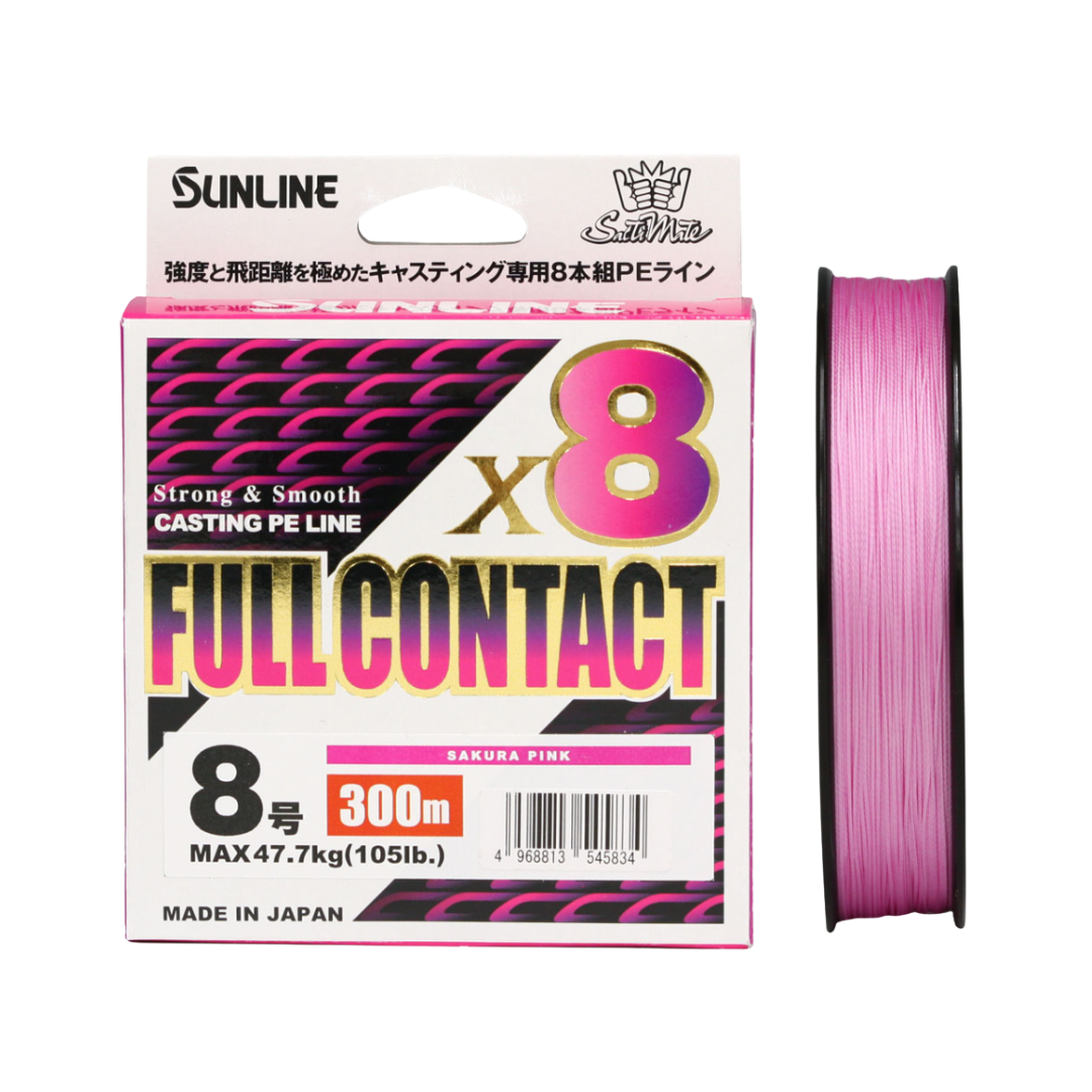 Sunline X8 Full Contact Casting PE Line |300m
