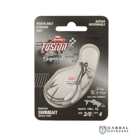 Berkley Fusion19 ™ EWG Hook | size: 4/0 - 7/0 |  Worm hook  Berkley  Cabral Outdoors  