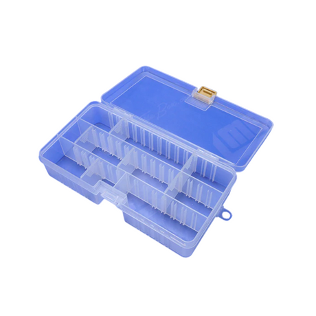12 inch plastic fishing lure trays Reaction Tackle Standard Tackle Trays, Tackle Box Organizers with Four Secure Latches, Removable Dividers and Semi Transparent Lid for Storage durable trays with reliable clip closures to keep your terminal tackle organized and protected M Altemura Double-Sided Lure Box