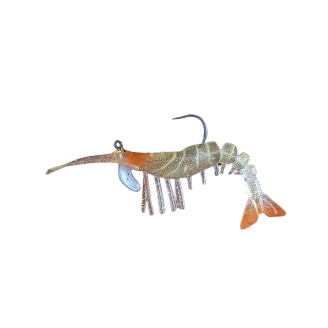 KrillKast Shrimp lures with  hook | 10cm-13cm | 7g-17g | 1 Pcs  Shrimp  SHRIMP  Cabral Outdoors  KrillKast Shrimp Lures India — 10cm–13cm with Hook | Cabral Outdoors