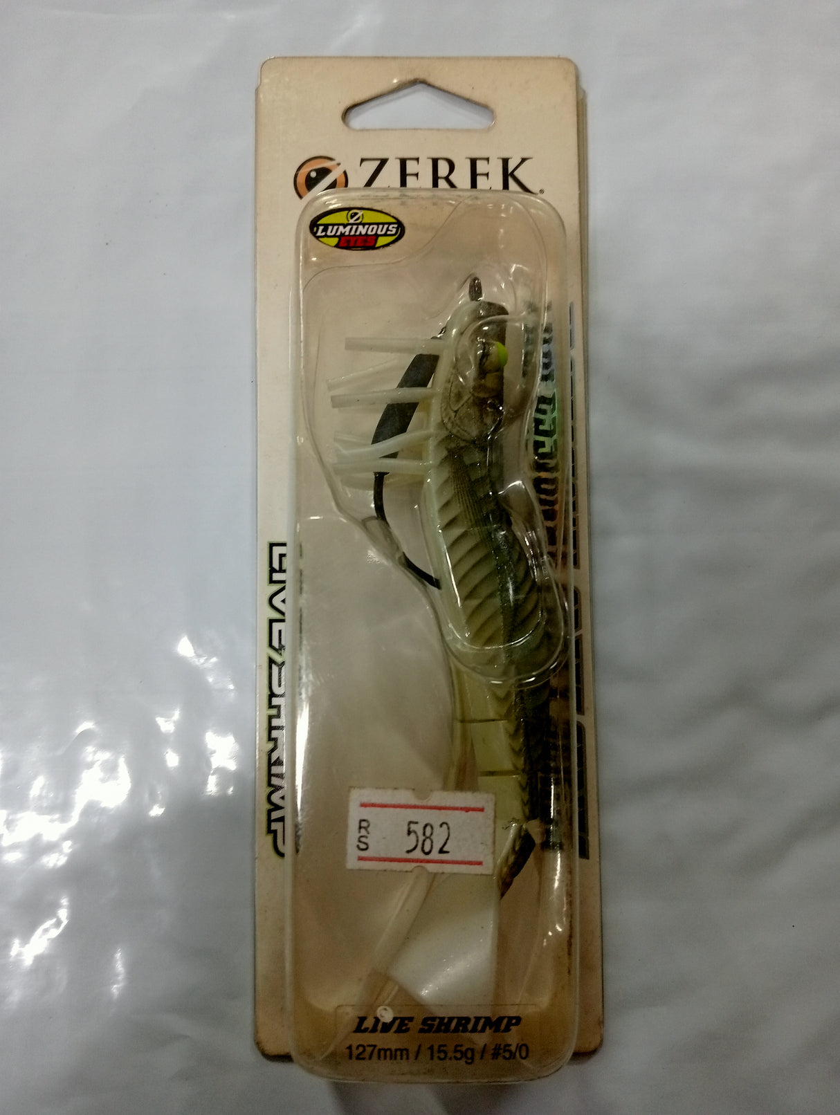 (Stock Clearance)Zerek Live Shrimp |127mm|15.5g|#5/0  Shrimp  Zerek  Cabral Outdoors  