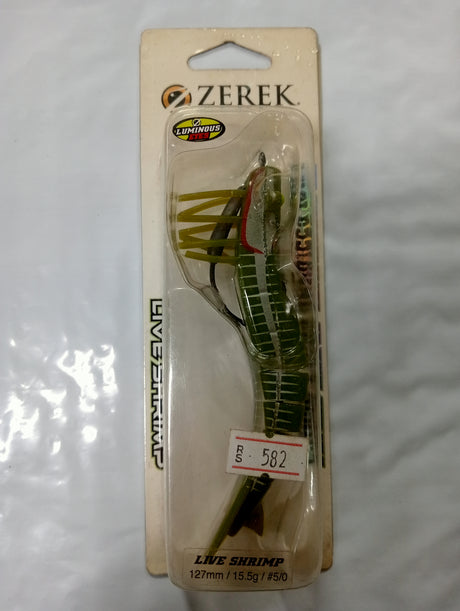 (Stock Clearance)Zerek Live Shrimp |127mm|15.5g|#5/0  Shrimp  Zerek  Cabral Outdoors  